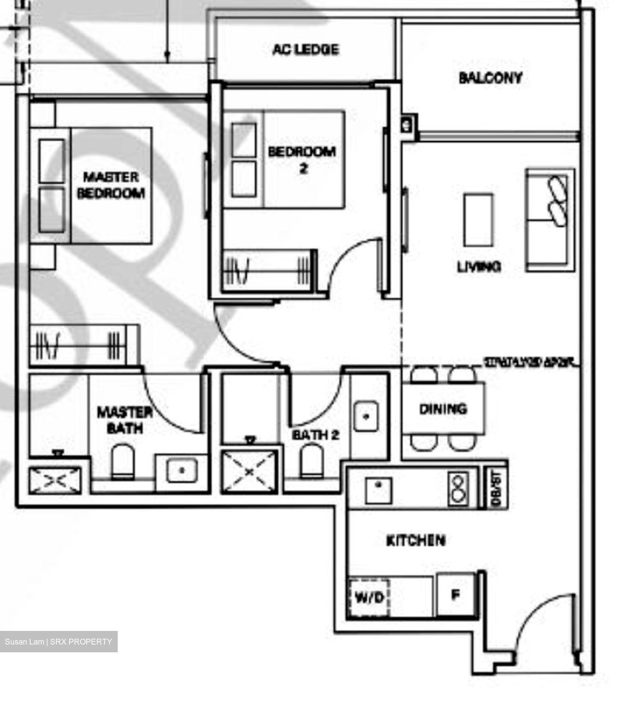 The Watergardens At Canberra (D27), Apartment #583523011